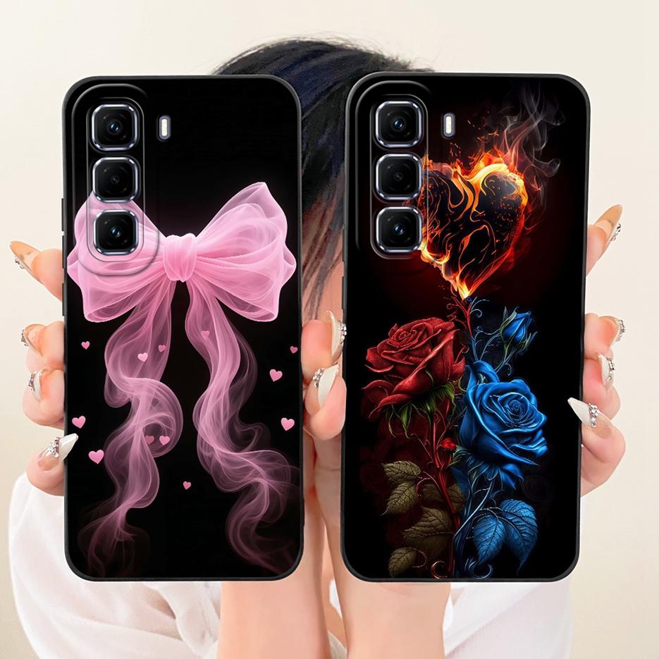 For Infinix Hot 50 Pro Plus 4G Case X6880 Cool Owl Dragon Painted Cover Soft TPU Phone Case For Infinix Hot 50 Hot50 Pro 4G Bags