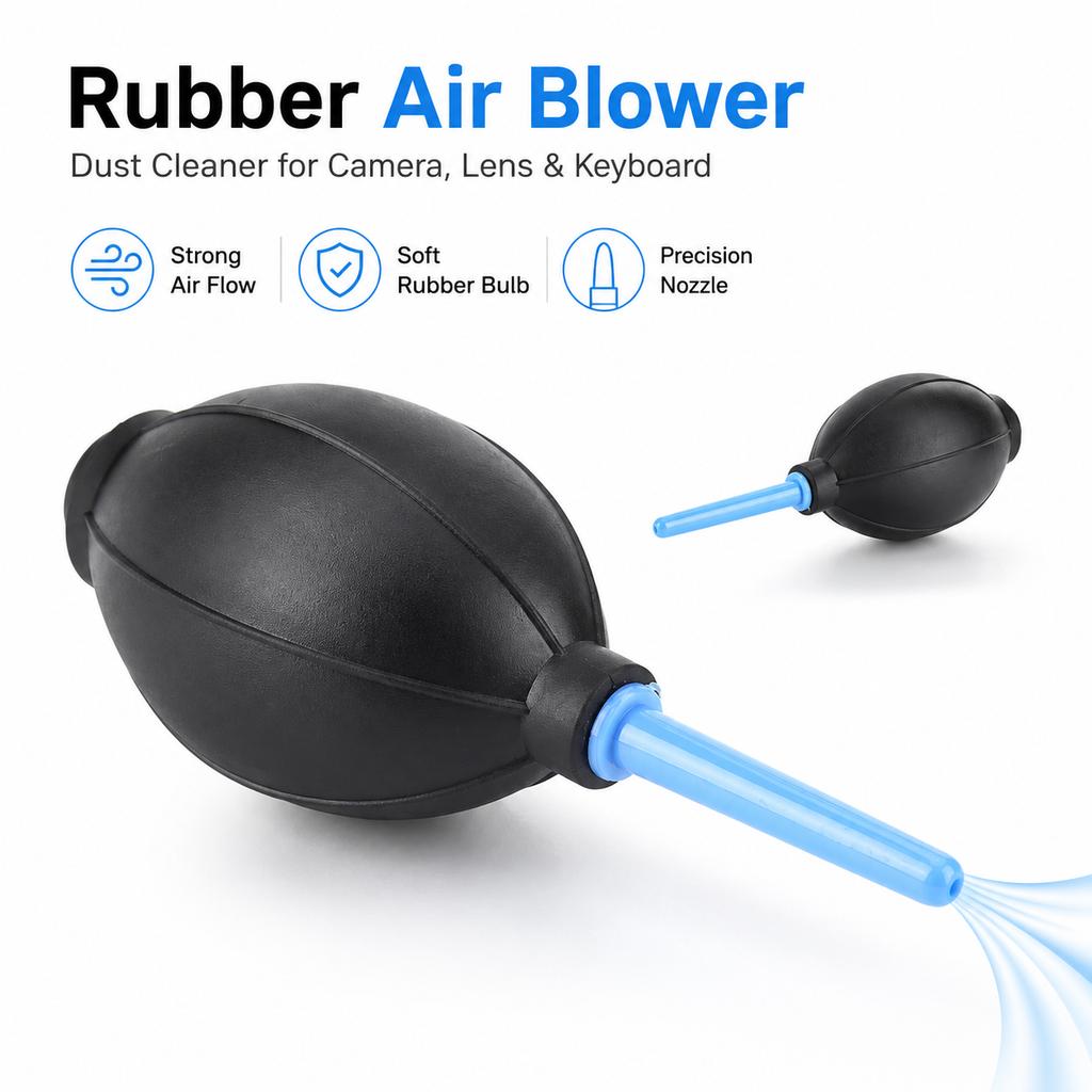 Camera Lens Air Blower Rubber Bulb Dust Cleaner for DSLR SLR Digital Camera Sensor Keyboard Laptop Electronics Cleaning Tool Mass Air Flow 3