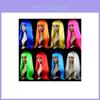 Vibrant Anime Cosplay Hot Multicolor Synthetic Hair Wig Ideal For Costume Events And Parties