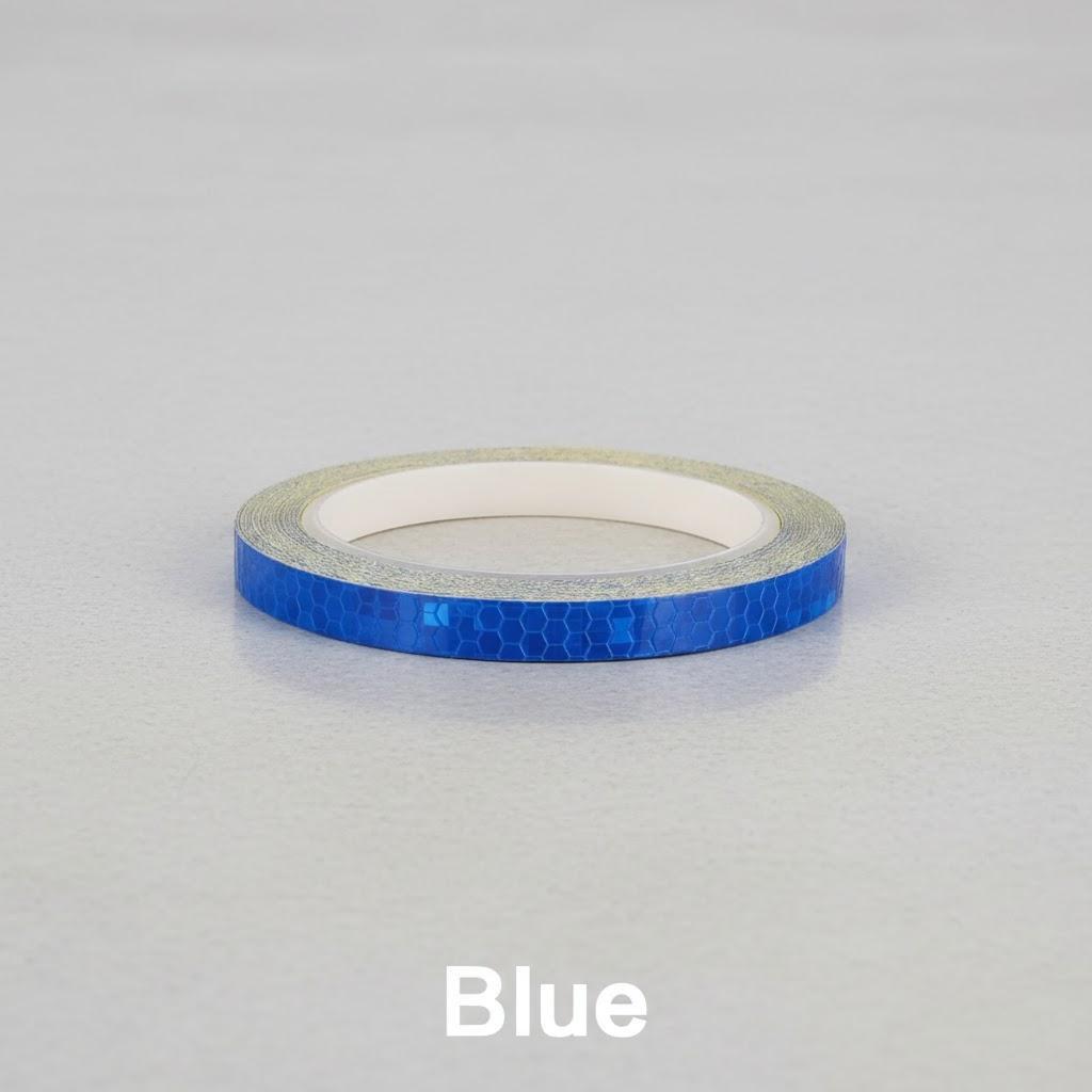 

Reflective Safety Sticker Tape for Car Bicycle Night Visibility Warning Stripes Traffic Safety Decals Outdoor Accessories синій