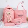 Korean Version of Harajuku Style Cute Backpack for Primary and Secondary School Students Mori System Four Piece Backpack