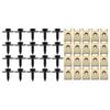 Automotive U Clips and Screws Assortment Kit, Car U Clip Assortment Kit with Screws,