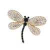 Elegant Dragonfly Rhinestone Brooch for Women - High-End Fashion Accessory with Exquisite Design