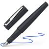 Schneider Fountain Pen TOMO M Medium Nib 1 Dual Use Cartridge/Converter (Black, Blue)