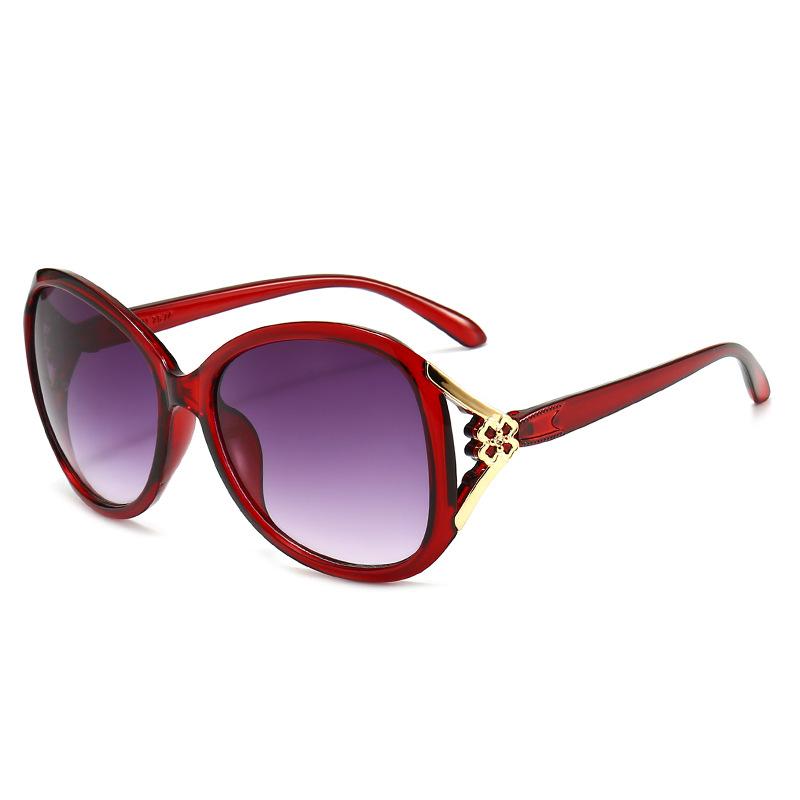 Four-Leaf Clover Sunglasses Ins Women'S Sunglasses Sunshade And Eye Protection Han Chao