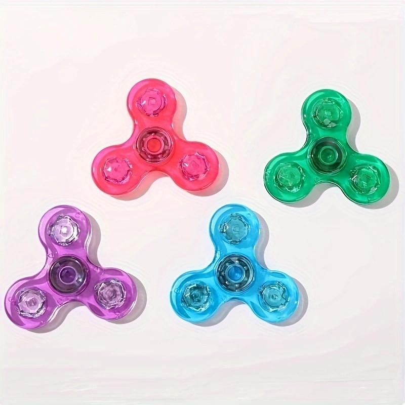 1 PC Fidget Spinner LED Light Up Fidget Spinner Halloweeni maiuspalade kottide täidised helendavad pimedas Sensoorsed mänguasjad Käsivurr
