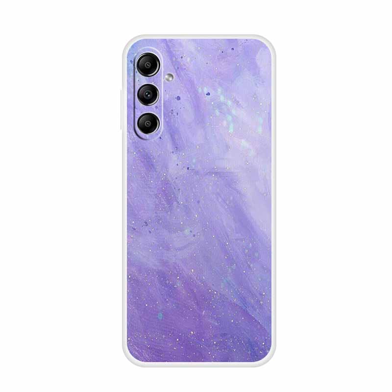 For Samsung Galaxy A14 A34 A54 5G Marble Soft Case Silicone TPU Phone Back Cover Coque for Samsung A 54 34 14 4G Cartoon Fundas