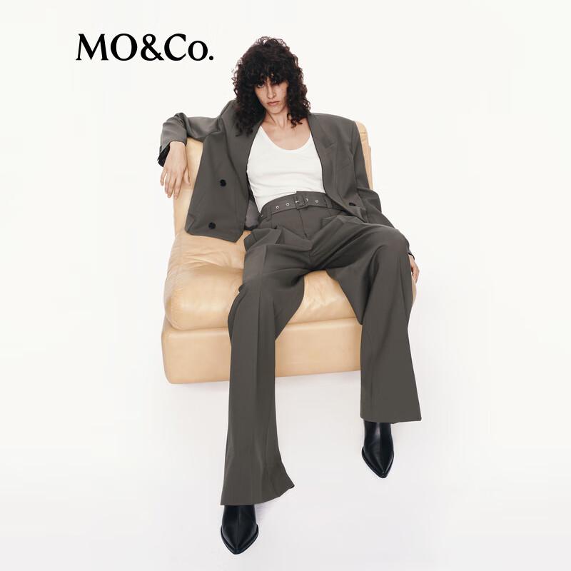 

Women s Single-Breasted Wool Blend Blazer XS