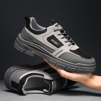 Men's Casual Shoes Spring Anti-slip Wear-resistant Breathable Sneakers Mens Outdoor Low-top Work Shoes Tenis Para Hombre