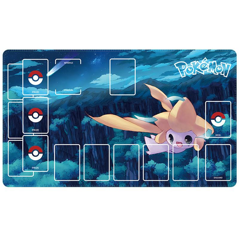 Anime Pokemon GAME PTCG Dedicated DIY Card Playmat Battle Against K Jirachi Lunala Solgaleo Collection Gift Toys