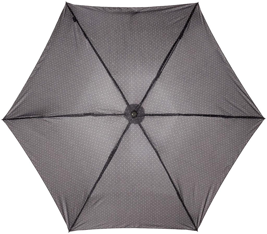 Aiu Pink Dot Made in 50cm Ribs Women's Umbrella, 1AI, 1704002, Black, Japan, (Free Size)