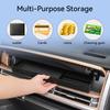For Hyundai Santa Fe 2024 2025 TPE Co-pilot Storage Box Drawer Tray Organizer Car Interior Accessories Black
