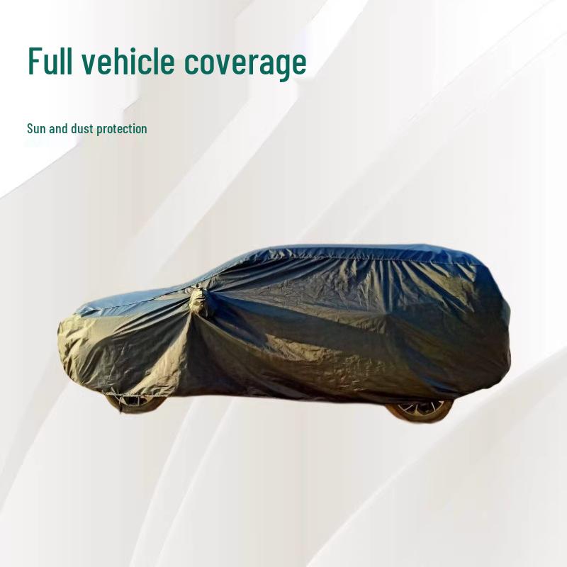 

All-Season Universal Car Cover: Sun, Rain, Snow, Dust, Bird & Leaf Protection 2S 360*170*150 чёрный