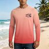 Men's Long Sleeve Outdoor Shirt UPF50 Plus Sun Protection Breathable Lightweight Loose Fit Summer Casual Top