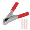 100PCS Insulated Clip 20A High Accuracy Process Elasticity with PVC Insulating Sheath for Experimental Test WireRed