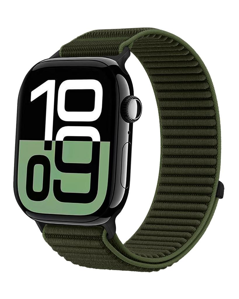 Bracelets for Apple watch 10 band 40mm 49mm 46mm 45mm 44mm 41 Sport Nylon loop Correas iWatch series 9 8 7 6 5 3 SE Ultra2 Strap