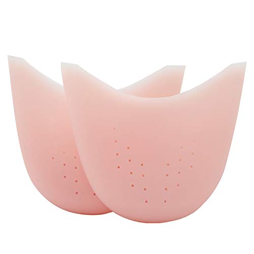 SATiNU Ballet Gel Toe Pads, Toe Support and Protection (One Size Fits All, Beige)