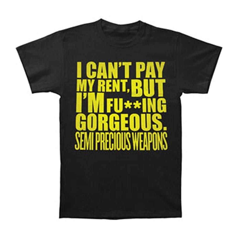Men s Semi Precious Weapons Gorgeous Censored T-shirt Large Black S
