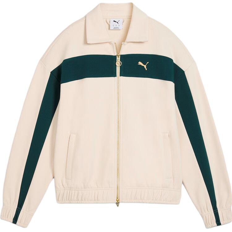 Puma Comfortable Versatile Sports Casual Knitted Long Sleeve Jacket Women Jackets 633960-87