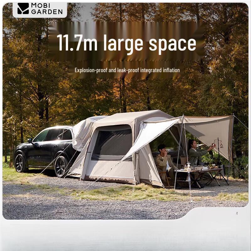 MOBIGARDEN Inflatable Car Tail Extension Camping Tent