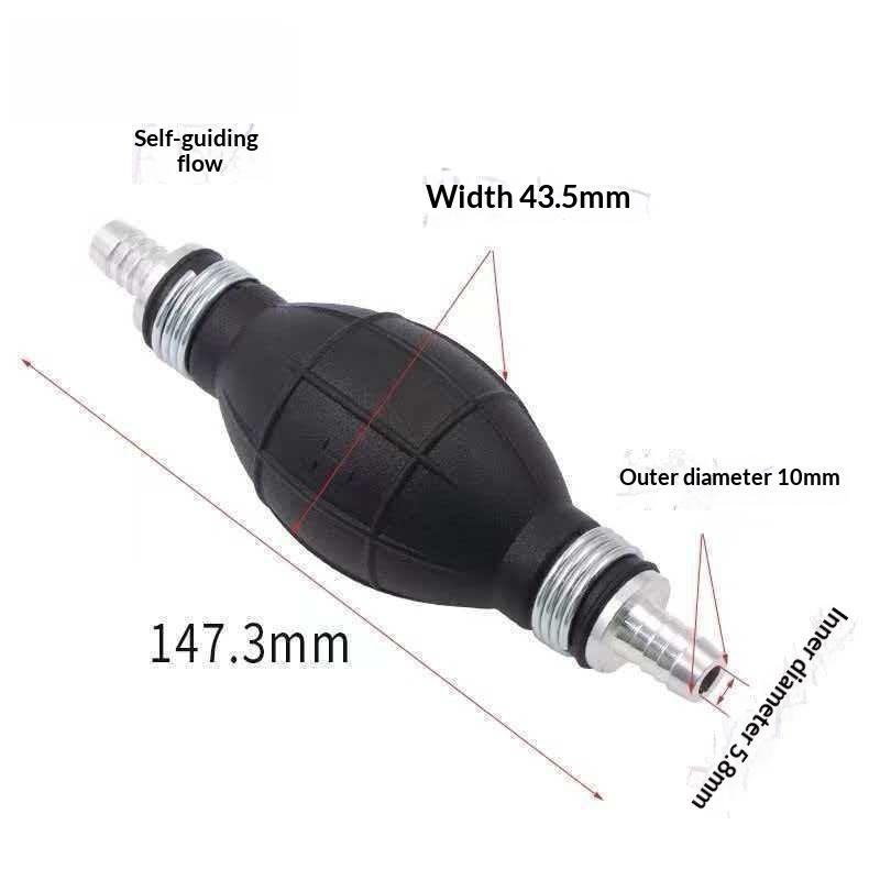 Fuel Pump Rubber Primer Bulb 6/8/10/12mm Flexible Durable for Diesel Petrol Transfer Jet Ski Small Watercraft Refueling