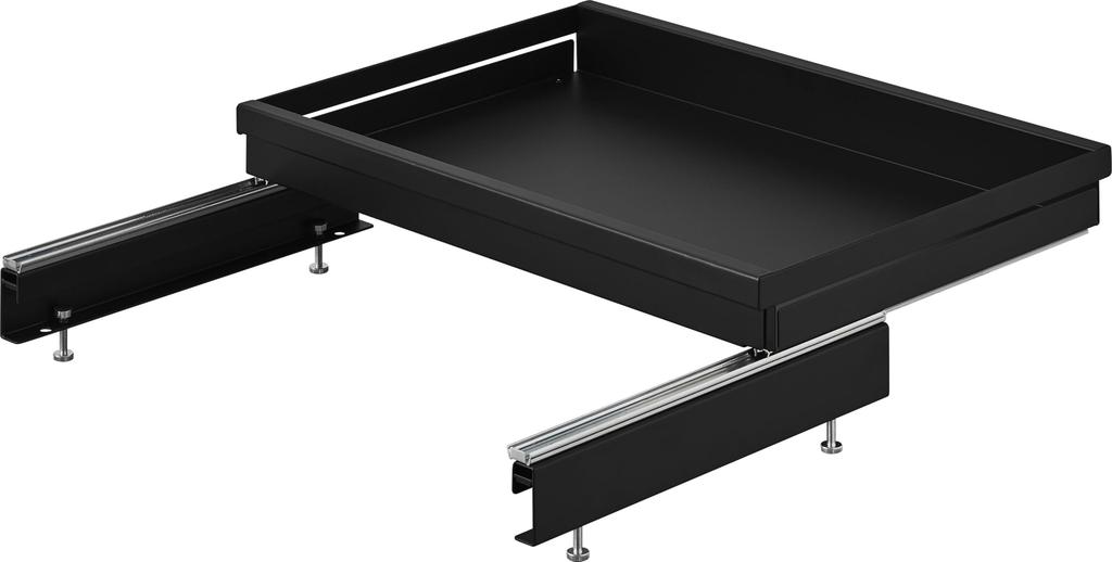 Yamazaki Extendable Slide Rack D30 for Tower 10963 Clamp-Type Under-Sink Drawers, Black,