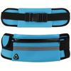 Reflective Multi-Functional Running Waist Bag with Phone Pocket and Bottle Holder, Zipper Closure, Durable Polyester - Ideal for Hiking