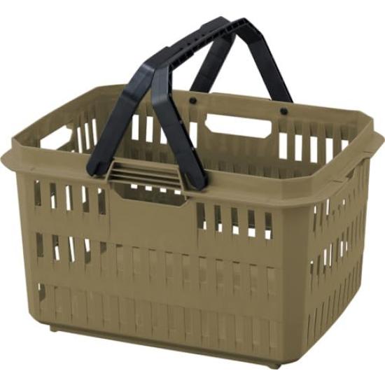 

Iris Ohyama Tool Basket with Handle Khaki BT-OD37 хаки