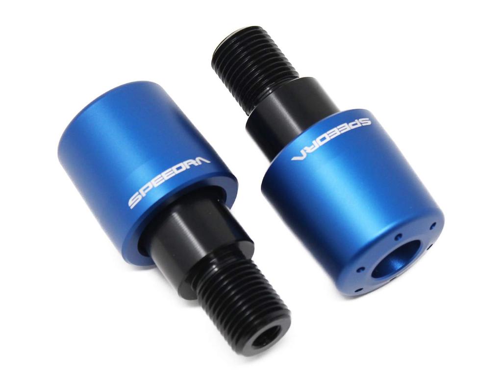 SSK Aluminum Bar End YAMAHA M16 Color: Matte Blue ABEYA01MBE