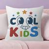 Modern Cartoon Cool Kids Club   Cushion Cover Inches Farmhouse Decor Home Throw Pillow Covers for Couch Decorations