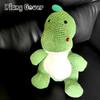 Dinosaur Squeak Dog Toy Chew Plush Sound Pet Toy Suitable for Small Medium Big Dogs