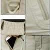 Summer Men Cargo Shorts Quick Dry Tactical Short Pants Multi-Pocket Shorts Men's Outdoor Hunting Fishing Knee Length Trousers