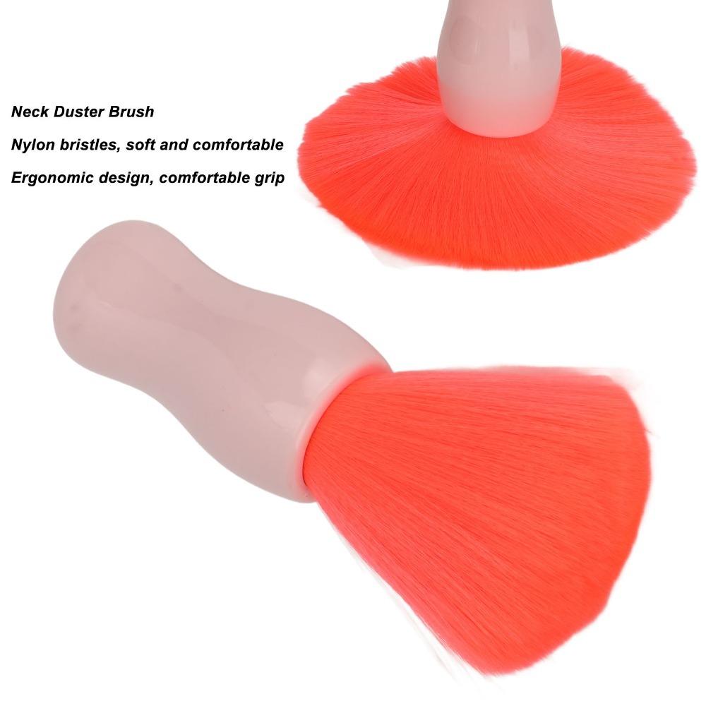 Ergonomic Design Neck Duster Brush Nylon Hair Sweeping Brush Broken Hair Cleaning Brush  Home Use