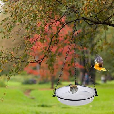 Colgante Comedero para Pájaros Baño para Pájaros Observación Regalo Baño Robusto Comedero para Pájaros para Exterior