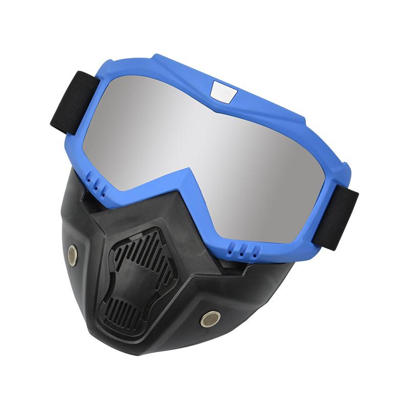 Manufacturer  New Full Face Shield Motocross Mask Windproof Outdoor Sport Goggles Trendy Motorcycle Glasses Mask