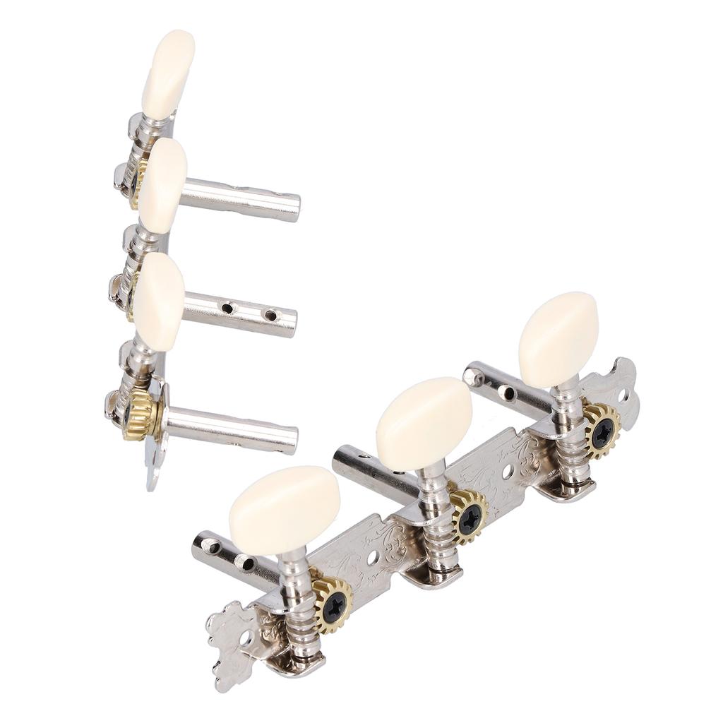 Guitar Tuning Pegs Machine Heads Tuners Dual Holes 3R 3L for Acoustic Folk Classical Guitars