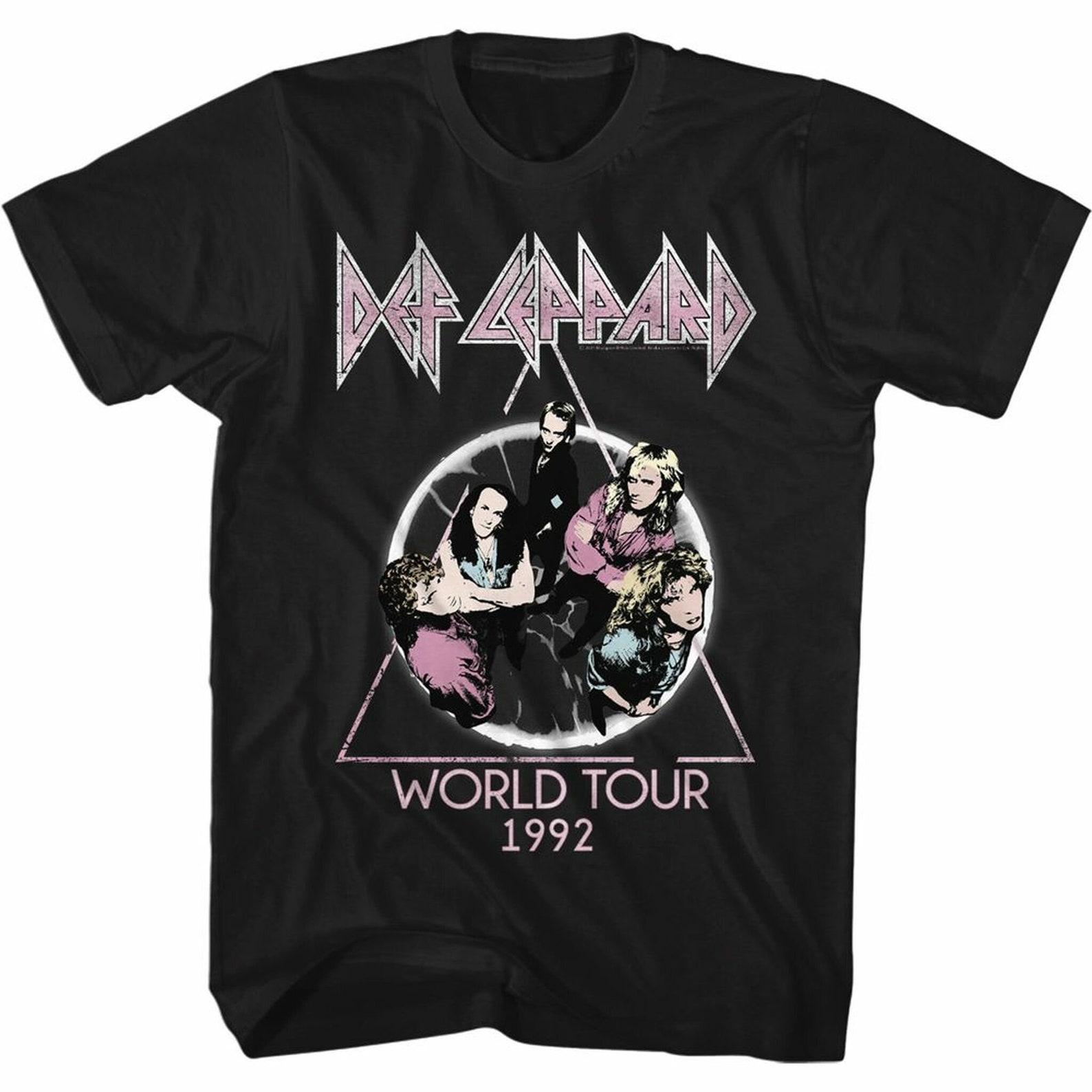 Def Leppard Adrenalize 92 Black Adult T-Shirt 2XL