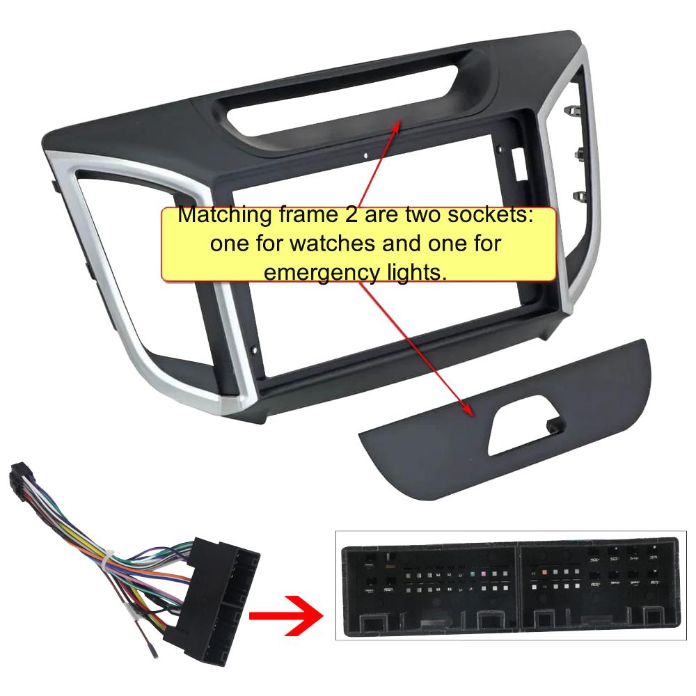 Android Car Radio For Hyundai Creta 2016-2021 Multimedia Player Head Unit Stereo GPS Navigation BT WIFI 1+16GB