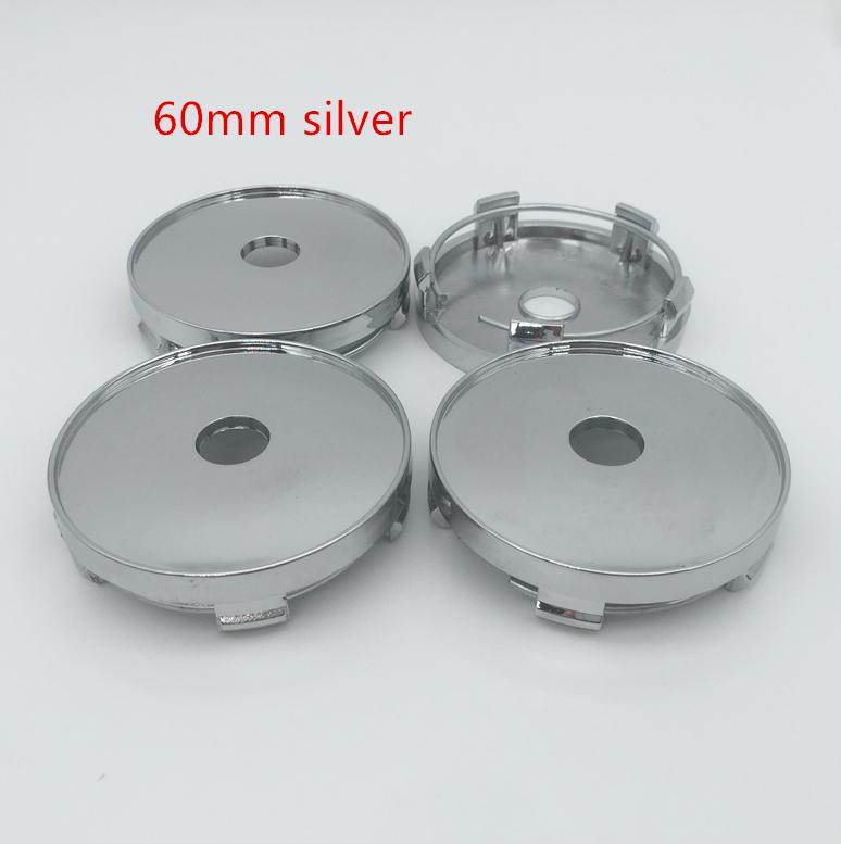 4pcs 56mm 60mm 65mm 68mm Car Wheel hub Center Cap emblem Badge covers sticker Decals no logo for Paste Wheel Center