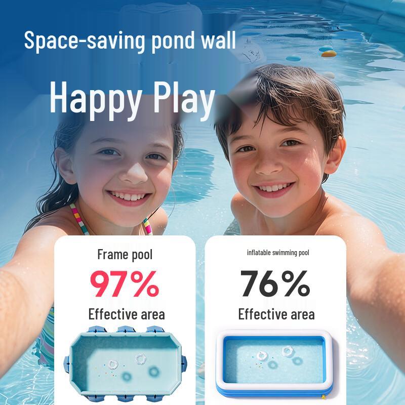 Yong Le Bao Foldable Non-Inflatable Swimming Pool with Sunshade