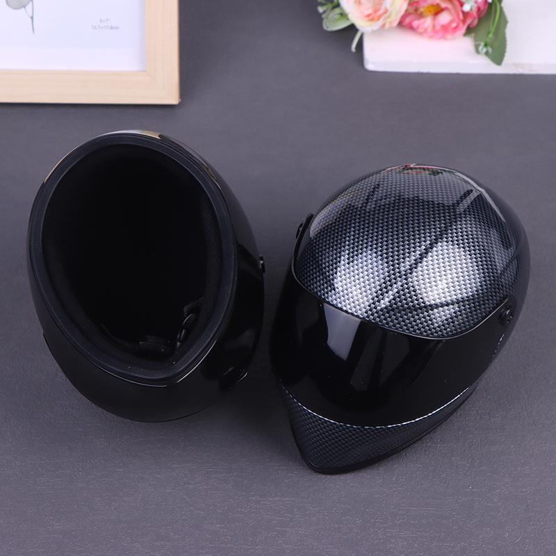 Pasidaryk pats augintinių šalmai, katės šalmas, šuns šalmas - Lauko mini galvos apsaugos saugi kepurė, augintinių nuotraukų rekvizito aksesuaras, mini motociklo šalmas