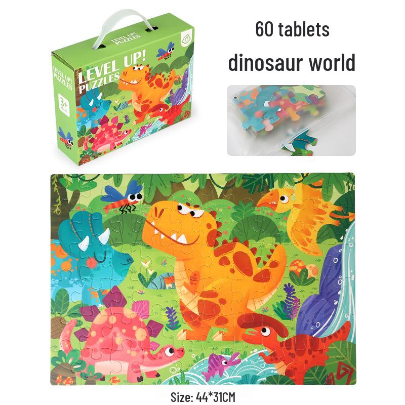 Large Handheld Jigsaw Puzzle Gift Set for Kindergarten - Class Prize or Souvenir Toy