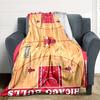 1pc Bulls Court Flannel Blanket, Soft Skin Friendly with Digital Printing, Various Sizes Available for Family, Friends, Birthday