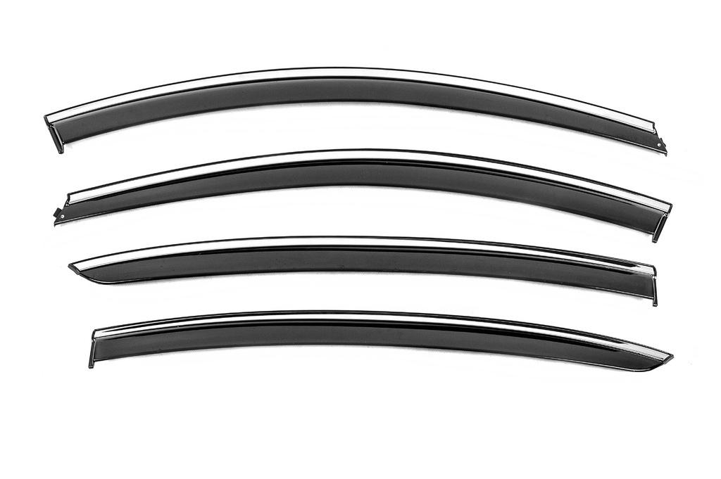 

Ветровики с хромом Niken Luxury (4 шт) для Renault Fluence 2009-2016 гг