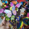 Butterfly Wreaths Decoration Festival Garland Hanging Ornaments Props Wall Home Door Hanging Pendants