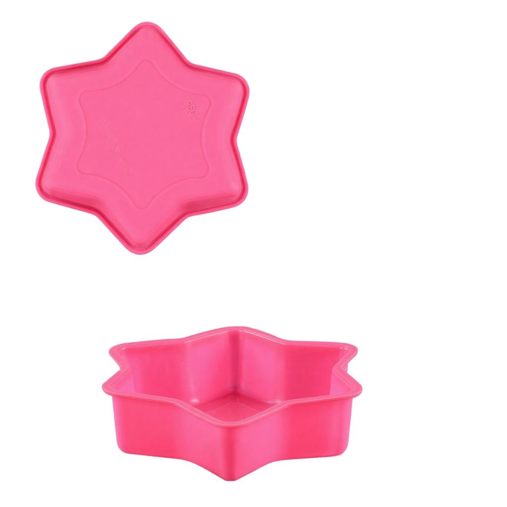 Star Shaped Silicone Mold for Baking Cake Cookie Pudding Chocolate Mold Flexible Non Stick Kitchen Tool for Holiday and Everyday Use