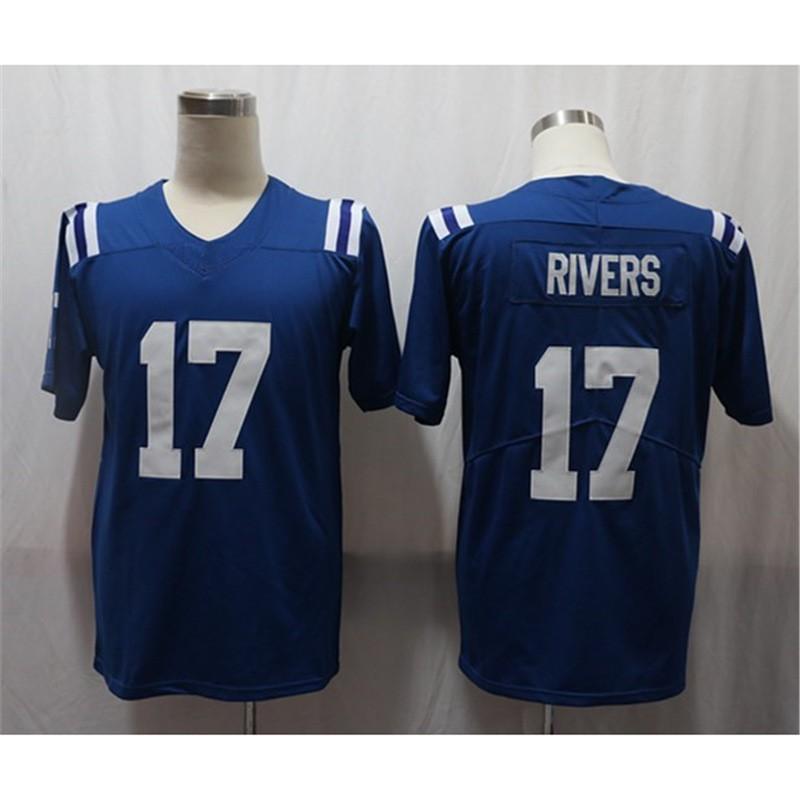 Mens NFL Indianapolis Colts Football Jersey Custom Name Number Cotton Blend Sports Uniform Fans