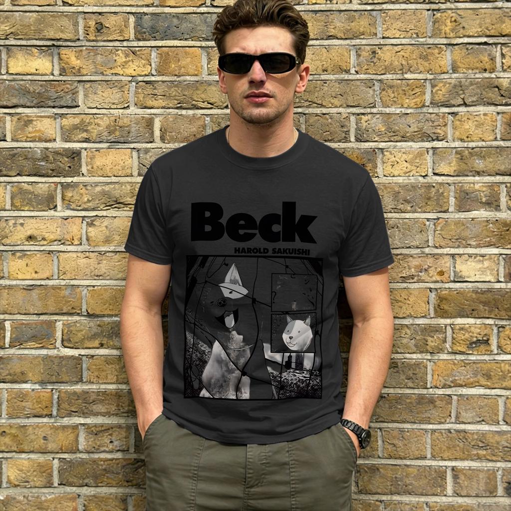 Anime Beck Mongolian Chop Squad 100% Coton T-shirt Pour Unisexe Été Vintage T-shirts Respirant Mode T-shirt Grande Taille