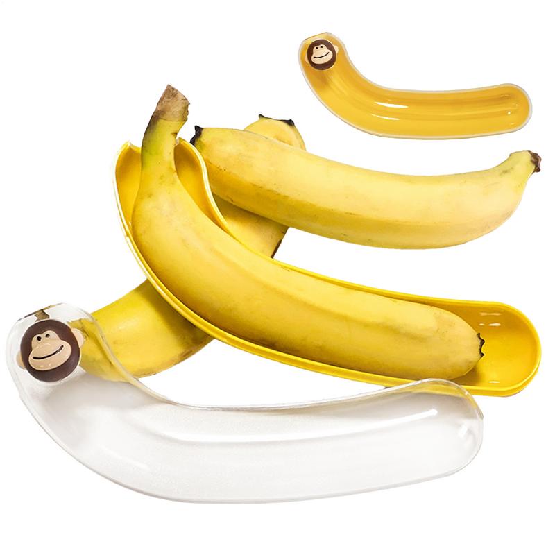 Banana Saver Reusable Anti-Squeezing Banana Shaped Food Carrier Fruit Saver Banana Case Lunch Travel  Banana Saver Case United States