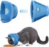 Adjustable Cat Cone Collar Soft Anti-Bite Protective Cat Elizabeth Collar Cat and Dog Surgery Medical Neck Ring Cat Accessory